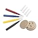 Acxico 1Set Watch Repair Tool Kit 4 Different Size Oiler Pen Needle With 1 Oil Cup For Watchmaker Watches Clocks Repair