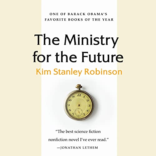The Ministry for the Future Audiolibro Por Kim Stanley Robinson arte de portada