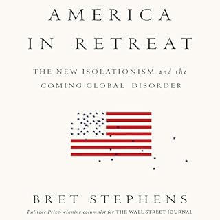 America in Retreat Audiolibro Por Bret Stephens arte de portada