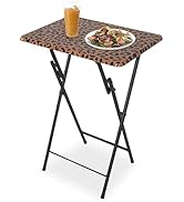 fusehome Folding TV Tray Table, TV Tray for Eating on Couch, Small Folding Table, Portable Tray T...