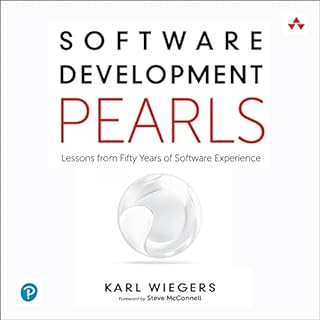 Software Development Pearls Audiobook By Karl Wiegers cover art