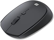 Portronics Toad 23 Wireless Optical Mouse with 2.4GHz, USB Nano Dongle, Optical Orientation, Click Wheel, Adjustable DPI(Black)