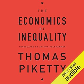 The Economics of Inequality Audiolibro Por Thomas Piketty, Arthur Goldhammer - translator arte de portada