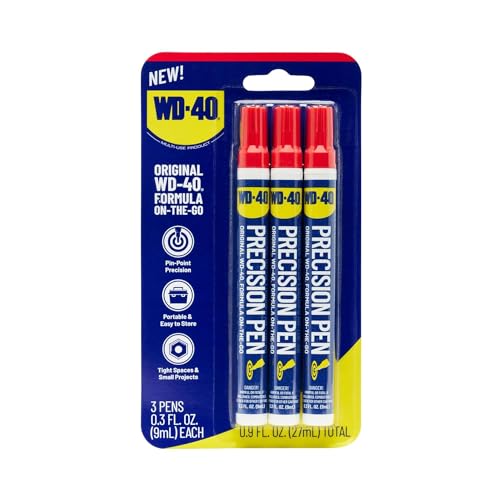 WD-40 Original Formula- Precision Pen On-The-Go, Lubrication with Pin-Point Precision, Controlled Flow. Portable, Easy to Hol