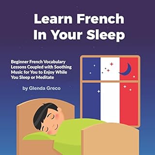 Learn French In Your Sleep Audiolibro Por Glenda Greco arte de portada