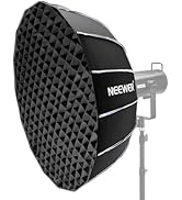 NEEWER 33.5"/85cm Softbox Parabolic Hexadecagon, Quick Setup/Fold Like Umbrella with Bowens Mount...