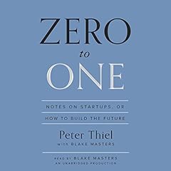 Zero to One Audiolibro Por Peter Thiel, Blake Masters arte de portada