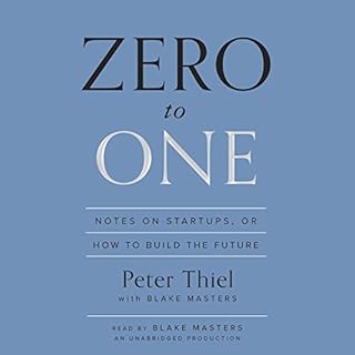Zero to One Audiolibro Por Peter Thiel, Blake Masters arte de portada
