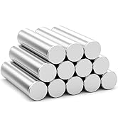 Realth Magnetic Cylinder Dia. 1/4" x 1/2" Length Neodymium Permanent Rare Earth Circular Magnets ...