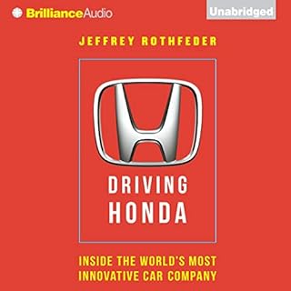Driving Honda Audiolibro Por Jeffrey Rothfeder arte de portada
