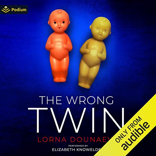 Diseño de la portada del título The Wrong Twin