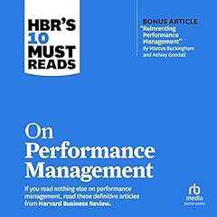 HBR's 10 Must Reads on Performance Management Audiolibro Por Harvard Business Review arte de portada