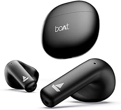 boAt Airdopes Atom 81 Truly Wireless in Ear Ear Buds w/Upto 50H Playtime, Quad Mics ENx Tech, 13MM Drivers,Sup