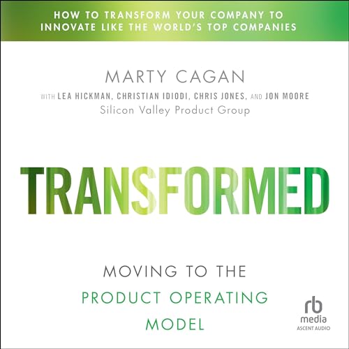 Transformed Audiolibro Por Marty Cagan arte de portada