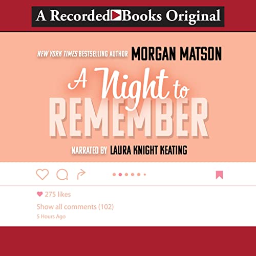 A Night to Remember Audiolibro Por Morgan Matson arte de portada