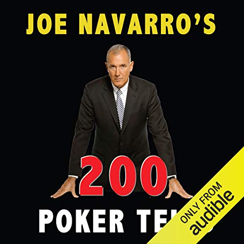 200 Poker Tells Audiolibro Por Joe Navarro arte de portada