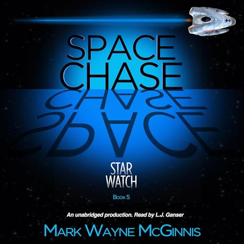 Space Chase Audiolivro Por Mark Wayne McGinnis capa