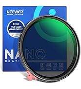 NEEWER 67mm True Color Variable ND Filter ND2-32 (1-5 Stops) Limited Neutral Density Filter with ...