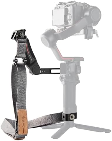 SmallRig Adjustable Sling Handgrip Gimbal Sling Handle w/Shoulder Strap for DJI RS 3 / RS 3 Pro/RS 2 Stabilizer, Ergonomic Grip for Low Angle Shots - 4383