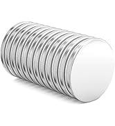 Realth Neodymium Magnets Disc 0.79” x 0.08” 12 Pack Round Rare Earth Magnets Strong Permanent Mag...