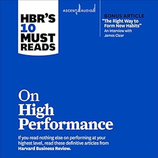 HBR's 10 Must Reads on High Performance Audiolibro Por Harvard Business Review arte de portada