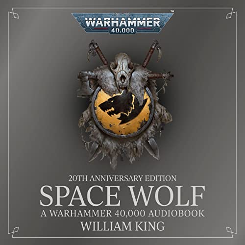 Space Wolf Audiolibro Por William King arte de portada