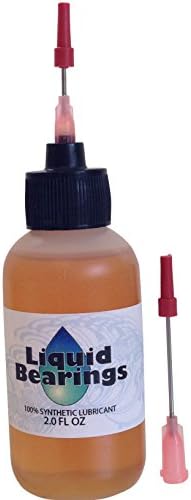 Large 2 oz Bottle of Liquid Bearings Synthetic Oil for Wall Clocks, Provides Superior Lubrication, Also Inhibits Corrosion