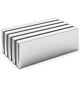 Realth Magnets Bar Neodymium Strong Permanent Rare Earth Magnetic for Fridge Office Science Proje...