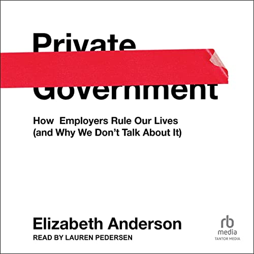 Private Government Audiolibro Por Elizabeth Anderson arte de portada