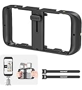 NEEWER Smartphone Video Rig, Phone Video Stabilizer Grip Vlogging Cage with Cold Shoe Tripod Moun...