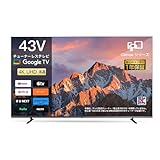 FPD チューナーレステレビ 43V型 4K Google TV ネット動画対応 スマートテレビ HDR10対応 Dolby Vision Dolby Atmos MEMCテクノロジー Google Cast内蔵 音声検索対応 VESA規格 （CG43-C2 2024年 モデル） image