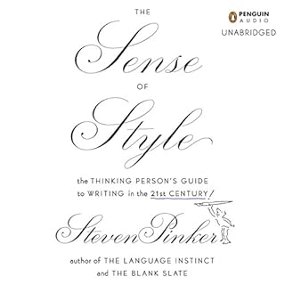 The Sense of Style Audiolibro Por Steven Pinker arte de portada