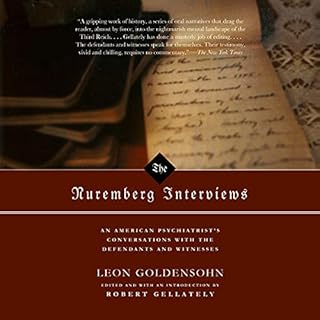 The Nuremberg Interviews Audiolibro Por Leon Goldensohn, Robert Gellately arte de portada