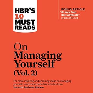 HBR's 10 Must Reads on Managing Yourself, Vol. 2 Audiolibro Por Harvard Business Review arte de portada