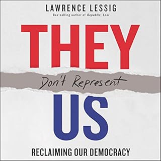 They Don't Represent Us Audiolibro Por Lawrence Lessig arte de portada