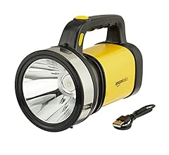 Amazon Basics Plastic Rover Rechargeable Beemer Torch, Yellow, Pack of 1