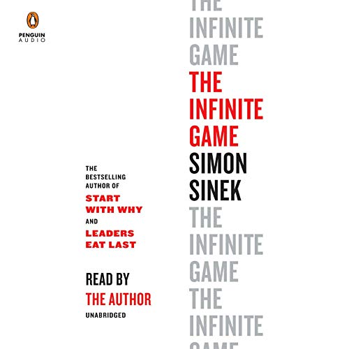 The Infinite Game Audiolibro Por Simon Sinek arte de portada