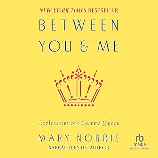 Between You and Me Audiolibro Por Mary Norris arte de portada