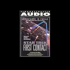 Star Trek: The Next Generation: First Contact (Adapted) Audiolibro Por J.M. Dillard arte de portada