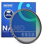 NEEWER 67mm True Colors Polarizer Filter HD Optical Glass Double Sided 30 Layer Nano Coatings Cir...