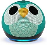 Amazon Echo Dot (5th Gen, 2022 release) Kids | Designed for kids, with parental controls | Owl