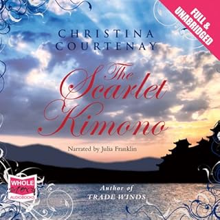 The Scarlet Kimono Audiolibro Por Christina Courtenay arte de portada