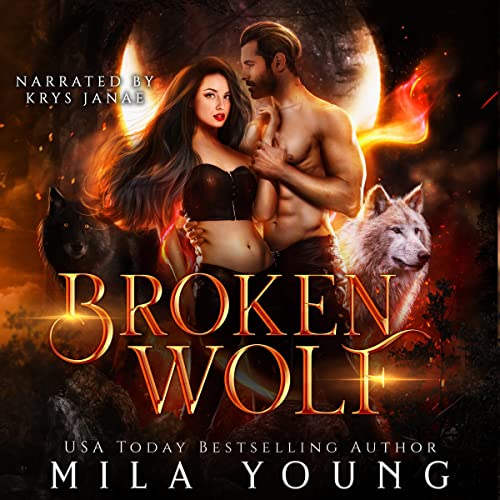 Broken Wolf Audiolibro Por Mila Young arte de portada