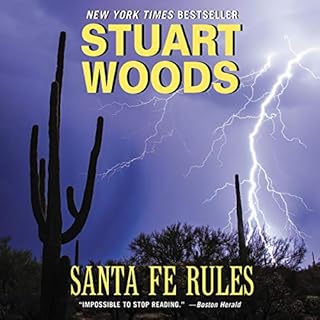 Santa Fe Rules Audiolibro Por Stuart Woods arte de portada