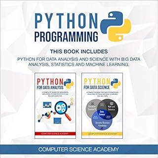 Python Programming Audiolibro Por Computer Science Academy arte de portada