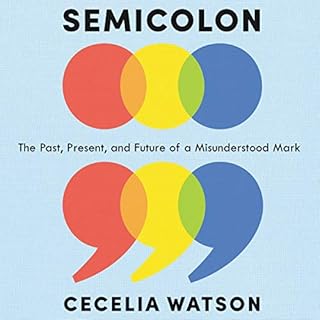 Semicolon Audiolibro Por Cecelia Watson arte de portada