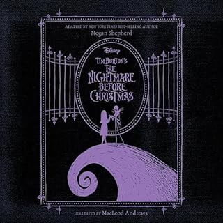 Tim Burton's The Nightmare Before Christmas Audiolibro Por Megan Shepherd arte de portada