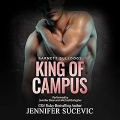 King of Campus Audiolibro Por Jennifer Sucevic arte de portada