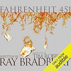 Fahrenheit 451 Audiolibro Por Ray Bradbury arte de portada