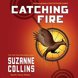 Diseño de la portada del título Catching Fire